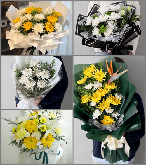 广东梅州市五华县横陂镇红光村白事花束代送